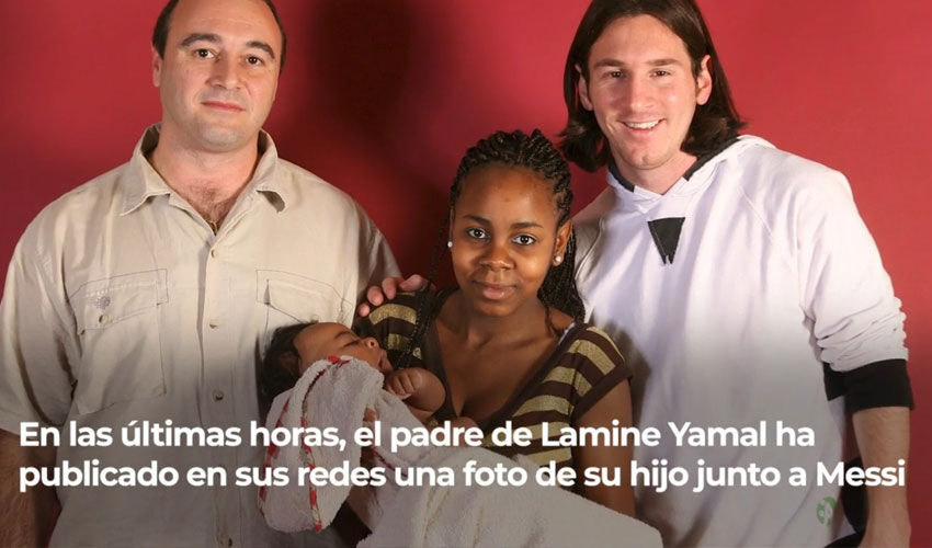 Dünya yıldızını leğende yıkamış! Lamine Yamal ve Lionel Messi'nin 16 yıl önceki fotoğrafı ortaya çıktı - 2. Resim