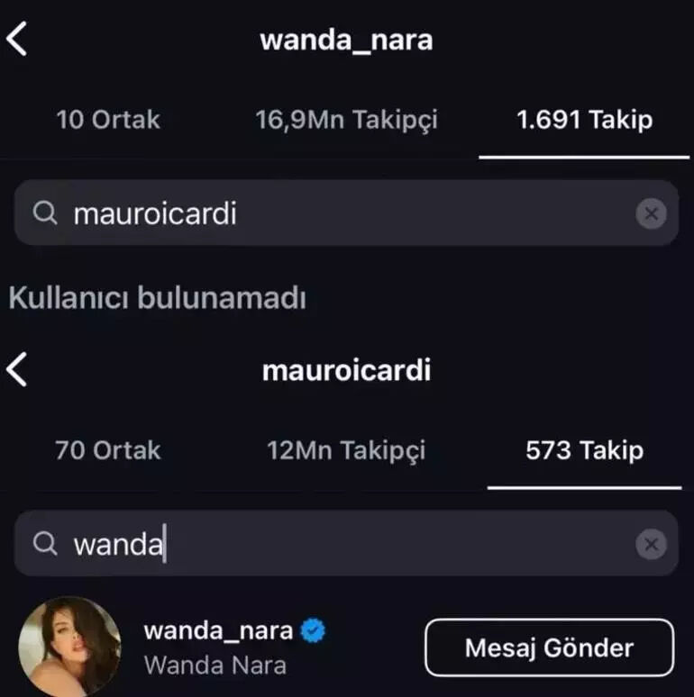 Wanda Nara'nın Icardi'yi boşanma davası açtığı iddia edilmişti! Sessizliğini bozdu - 1. Resim