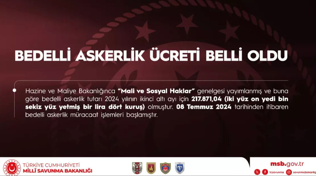 MSB, yeni bedelli askerlik ücretini açıkladı! İşte fiyatı ve başvuru tarihi - 1. Resim