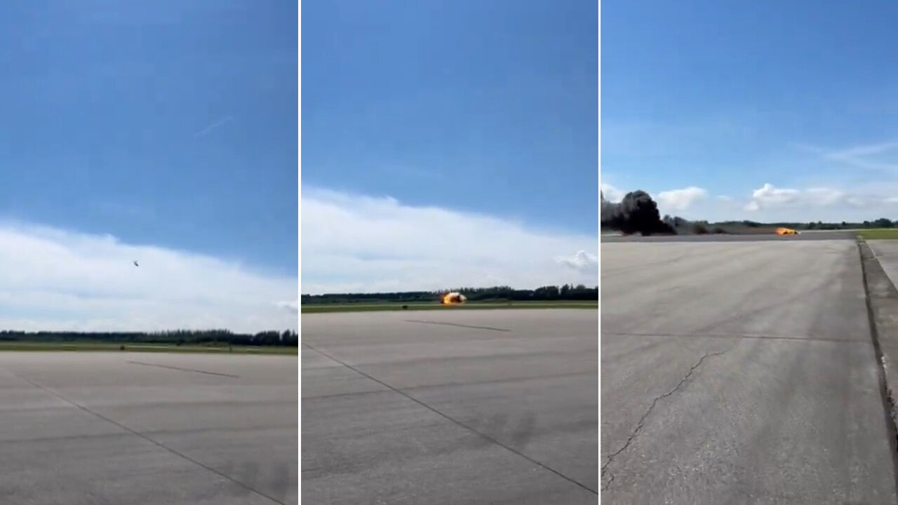 Polonya'daki eğitim uçuşunda M-346 tipi hafif taarruz uçağının düşmesiyle pilot Robert Jel öldü Polonya'daki eğitim uçuşunda M-346 tipi hafif taarruz uçağının düşmesiyle pilot Robert Jel öldü - 1. Resim