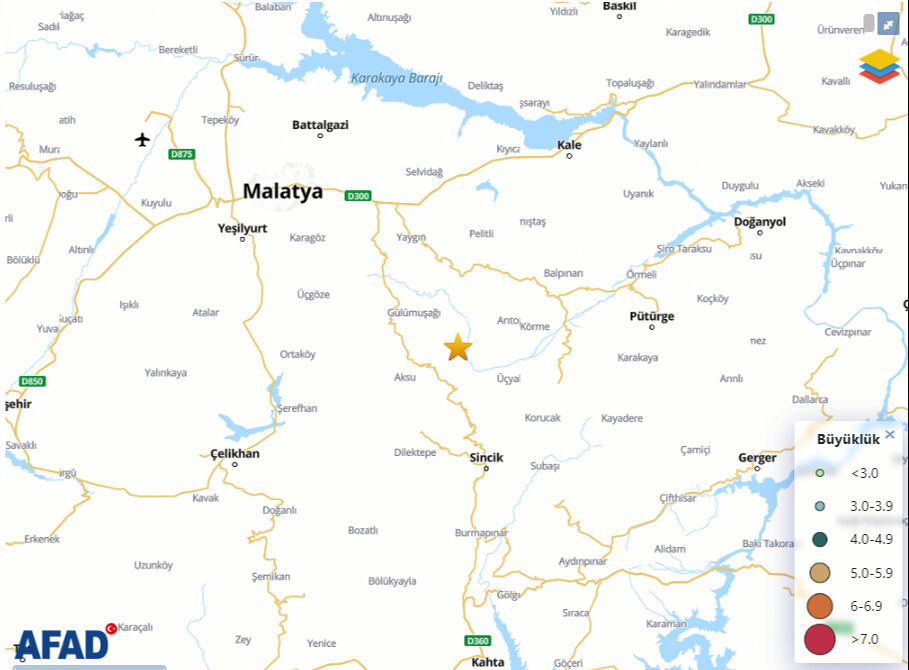 Malatya'da korkutan deprem! AFAD ve Kandilli duyurdu Malatya'da korkutan deprem! AFAD ve Kandilli duyurdu - 2. Resim