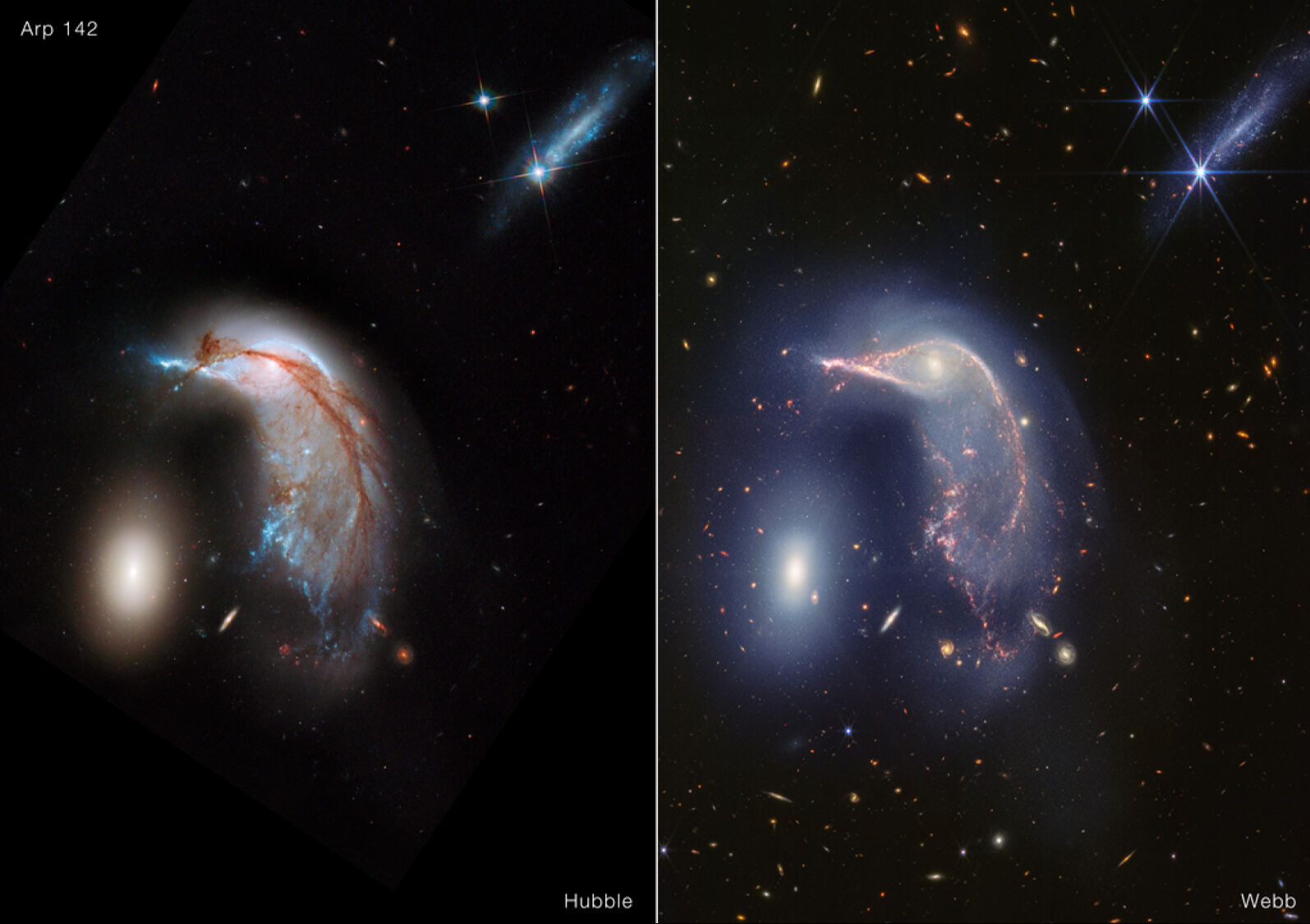 James Webb Uzay Teleskobu Penguen ve Yumurta galaksilerini görüntüledi! James Webb Uzay Teleskobu Penguen ve Yumurta galaksilerini görüntüledi! - 2. Resim