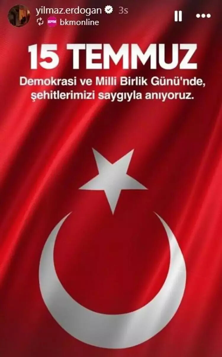 Büyük bir destan yazıldı! Ünlüler 15 Temmuz’u unutmadı - 3. Resim