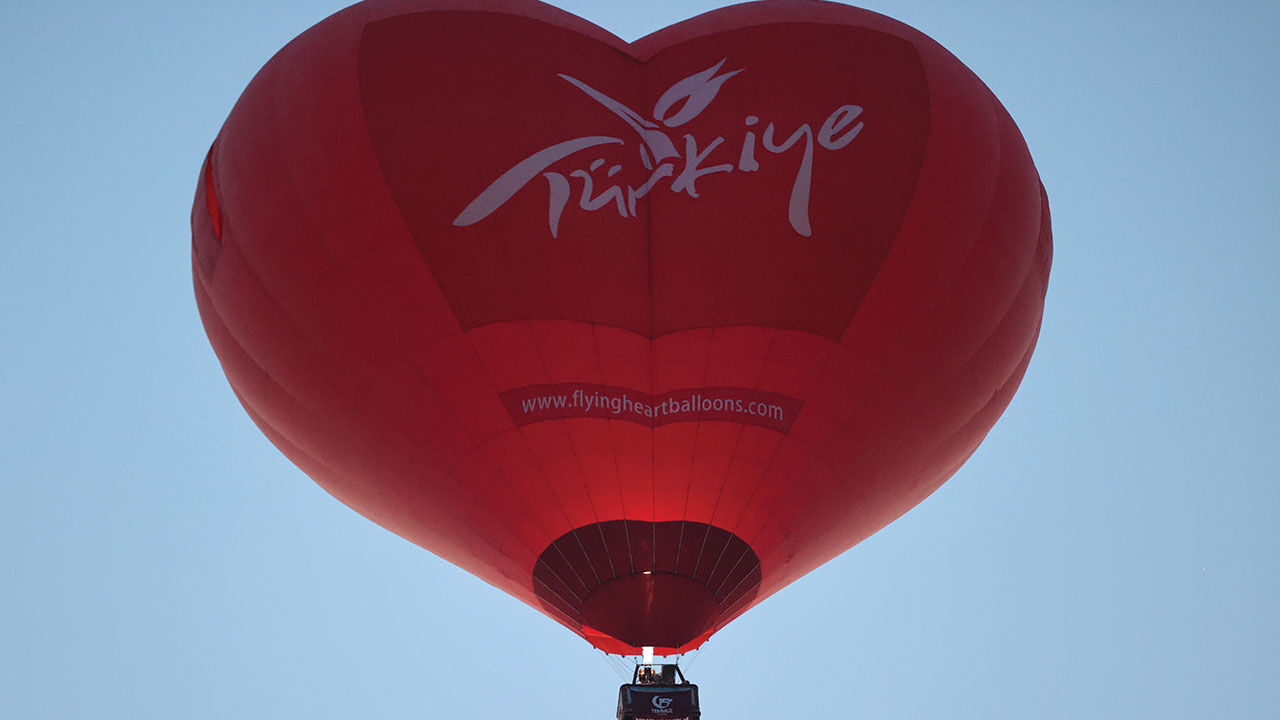 Kapadokya semalarında balonlarla 15 Temmuz mesajı verildi Kapadokya semalarında balonlarla 15 Temmuz mesajı verildi - 1. Resim
