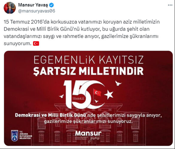 Siyasi liderlerden 15 Temmuz Demokrasi ve Milli Birlik Günü mesajları Siyasi liderlerden 15 Temmuz Demokrasi ve Milli Birlik Günü mesajları - 4. Resim