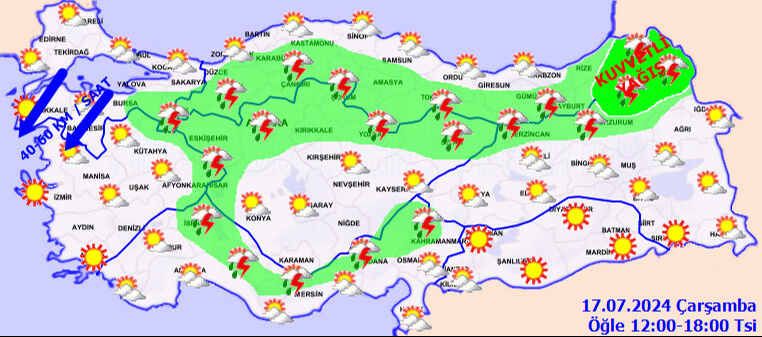 Meteoroloji son dakika raporu duyurdu! 17 il sarı kodla alarm, kuvvetle bekleniyor Meteoroloji son dakika raporu duyurdu! 17 il sarı kodla alarm, kuvvetle bekleniyor - 5. Resim