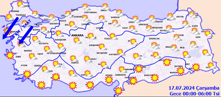 Meteoroloji son dakika raporu duyurdu! 17 il sarı kodla alarm, kuvvetle bekleniyor Meteoroloji son dakika raporu duyurdu! 17 il sarı kodla alarm, kuvvetle bekleniyor - 3. Resim
