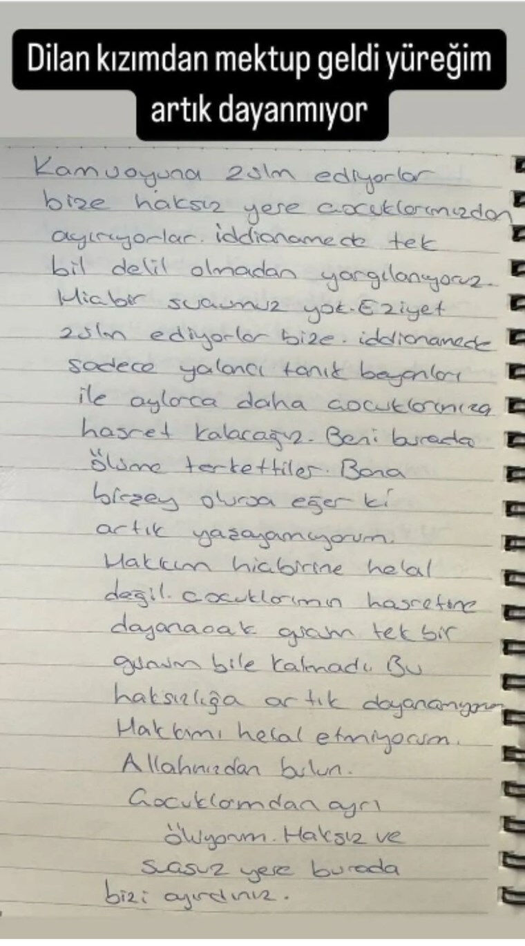 O mektup cezaevini karıştırmıştı! Dilan Polat'ın ifadesi alındı O mektup cezaevini karıştırmıştı! Dilan Polat'ın ifadesi alındı - 2. Resim
