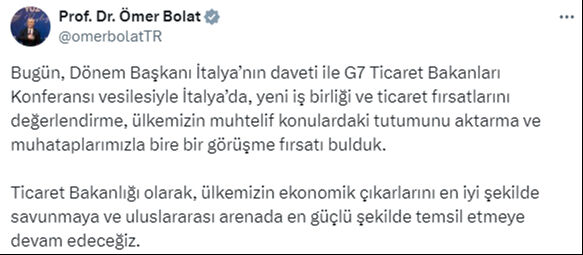 İtalya'dan ticari ilişkilerin gelişimi için Türkiye'ye tam destek İtalya'dan ticari ilişkilerin gelişimi için Türkiye'ye tam destek - 3. Resim