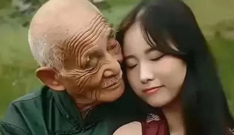 Çin bu evliliği konuşuyor! Kendisi 80, karısı 23 yaşında - 1. Resim