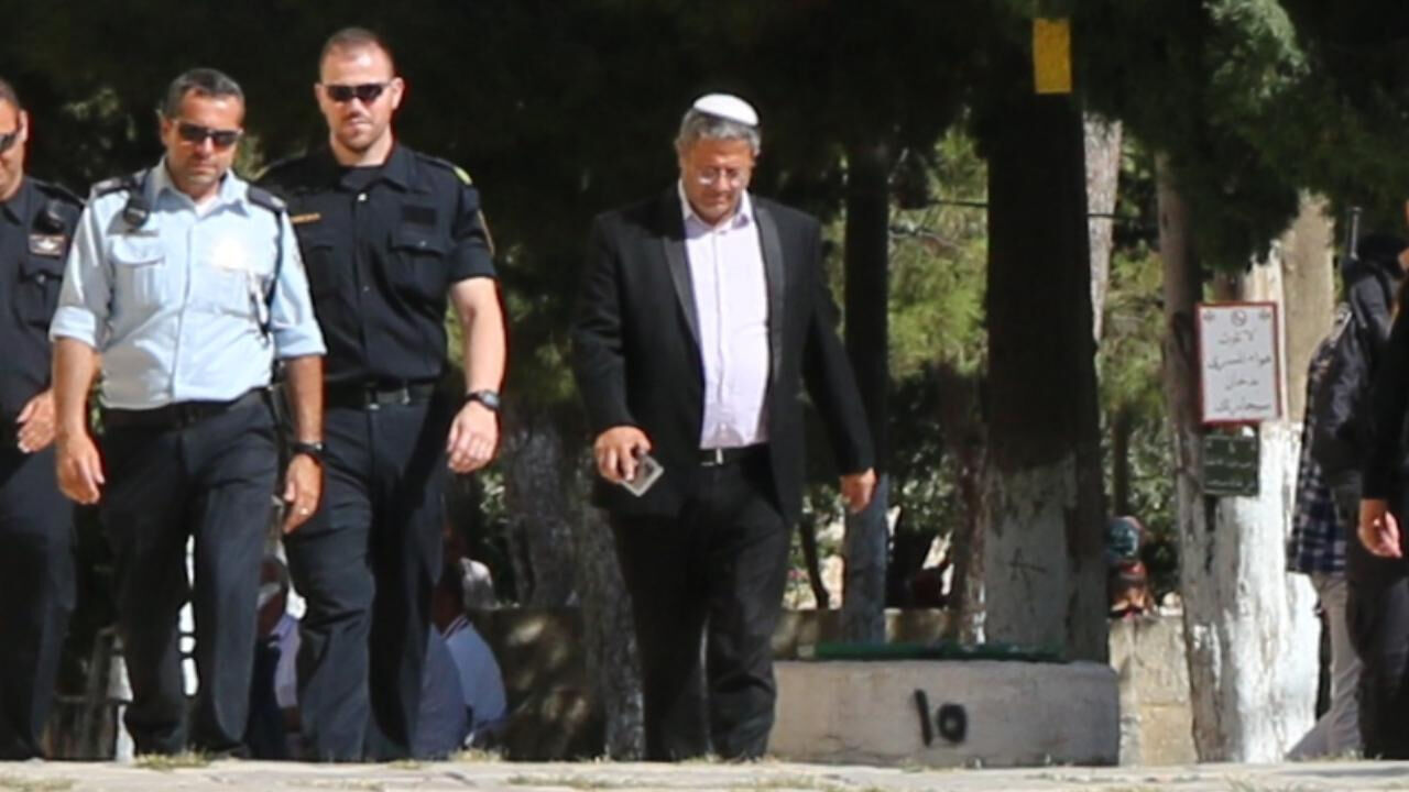 İsrail'in faşist bakanı Itamar Ben Gvir'dan Mescid-i Aksa'ya baskın - 3. Resim