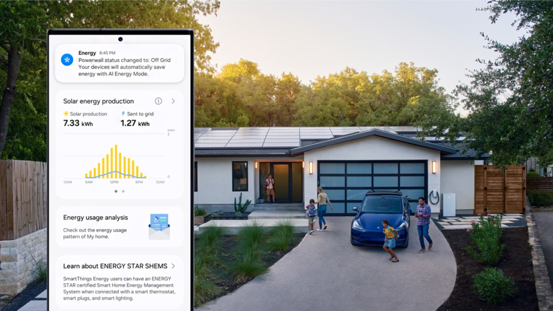 Samsung ve Tesla güçlerini birleştiriyor! Artık Tesla ürünleri Samsung'un SmartThings uygulamasıyla kontrol edilebiliyor - 1. Resim