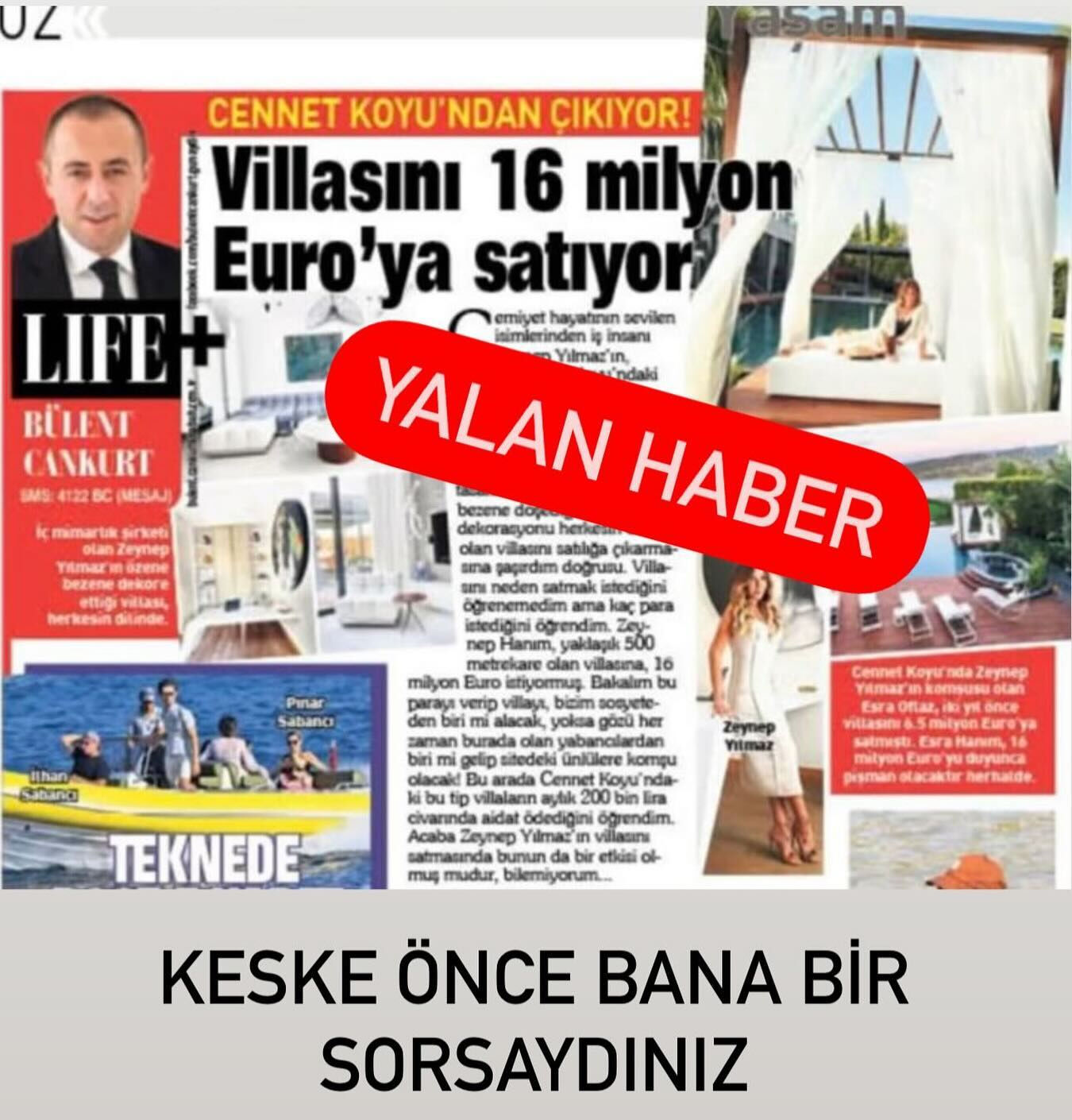 Zeynep Yılmaz 'Villasını 16 milyon Euro'ya satıyor' haberlerini yalanladı Zeynep Yılmaz 'Villasını 16 milyon Euro'ya satıyor' haberlerini yalanladı - 2. Resim