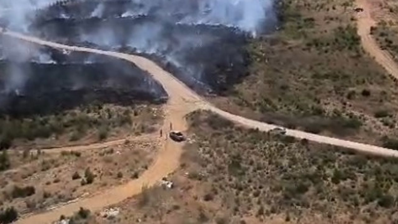 Antalya Aksu&#039;da orman yangını kontrol altına alındı