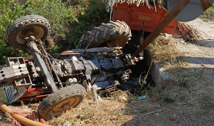 Bursa’da traktör devrildi, genç sürücü Eyüp Can Tetik öldü Bursa’da traktör devrildi, genç sürücü Eyüp Can Tetik öldü - 1. Resim