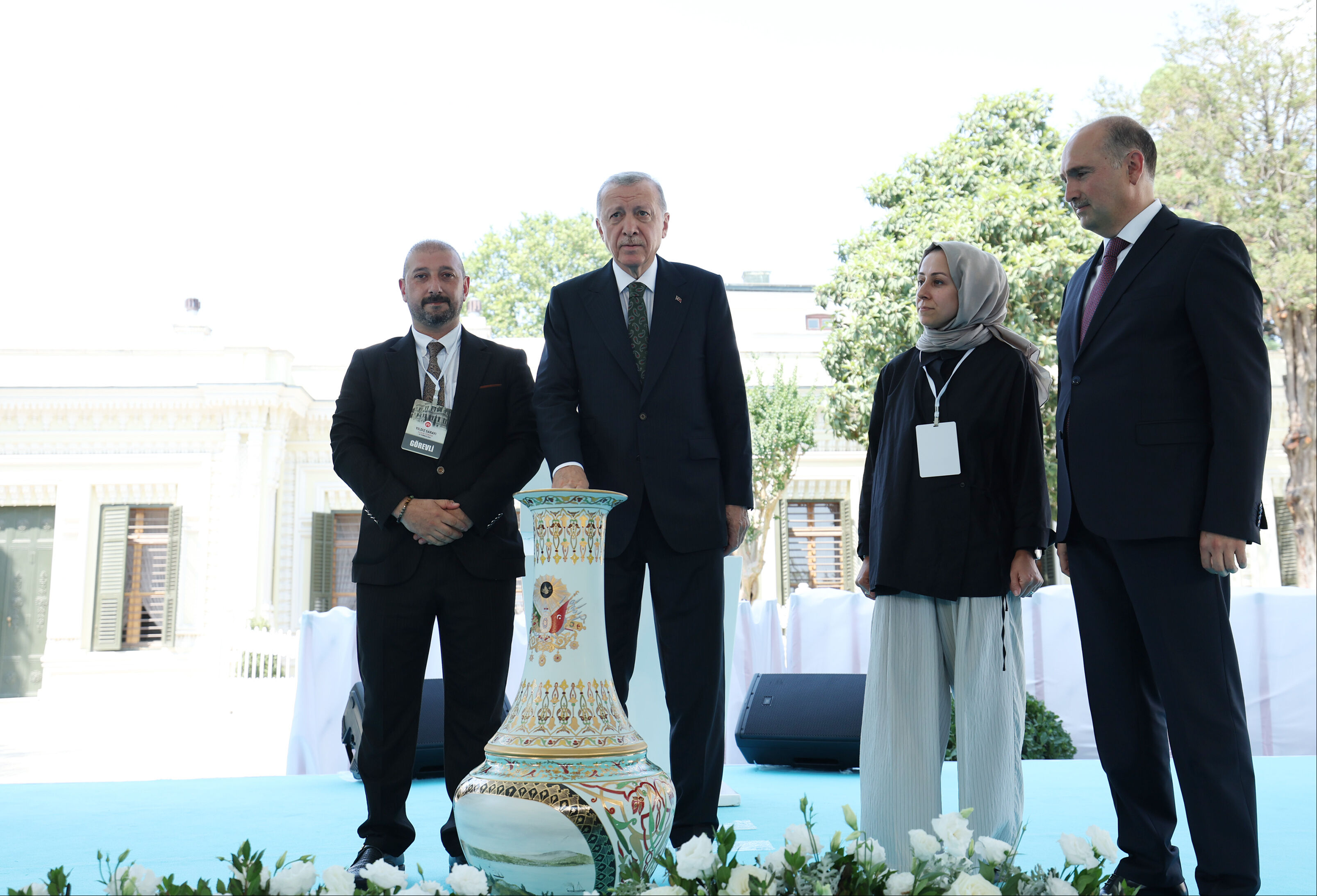 Cumhurbaşkanı Recep Tayyip Erdoğan Yıldız Sarayı'nın açılışını gerçekleştirdi: Yıldız Sarayı direnişin sembolü Cumhurbaşkanı Recep Tayyip Erdoğan Yıldız Sarayı'nın açılışını gerçekleştirdi: Yıldız Sarayı direnişin sembolü - 2. Resim