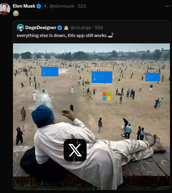 Elon Musk'tan ilk Microsoft yorumu geldi! Kahkahalarla güldü - 1. Resim