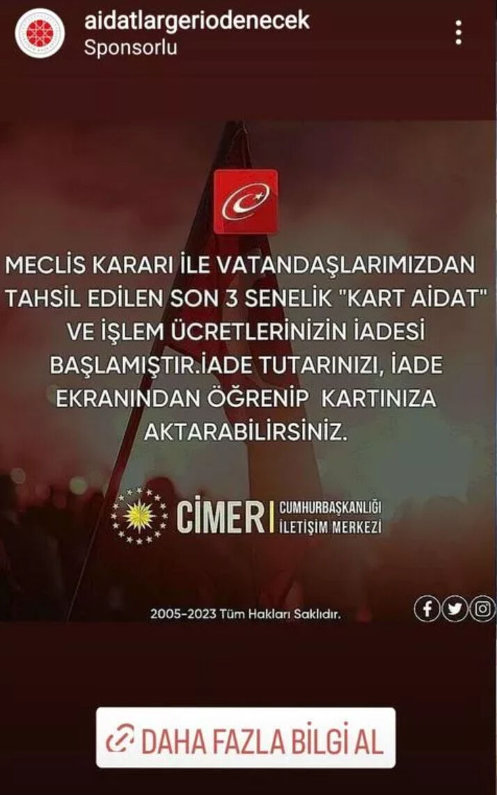 "Kart aidatları iade edilecek" linklerine dikkat! Amaç e-Devlet bilgilerinizi çalmak "Kart aidatları iade edilecek" linklerine dikkat! Amaç e-Devlet bilgilerinizi çalmak - 1. Resim