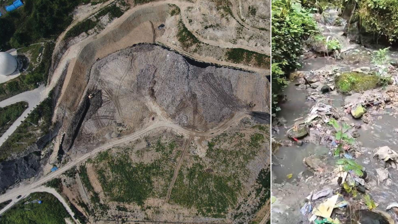 Trabzon Araklı'da çöp tesisinden dereye akıtılan su köy sakinlerini çileden çıkarttı! Kötü koku ve hastalık saçıyor Trabzon Araklı'da çöp tesisinden dereye akıtılan su köy sakinlerini çileden çıkarttı! Kötü koku ve hastalık saçıyor - 4. Resim