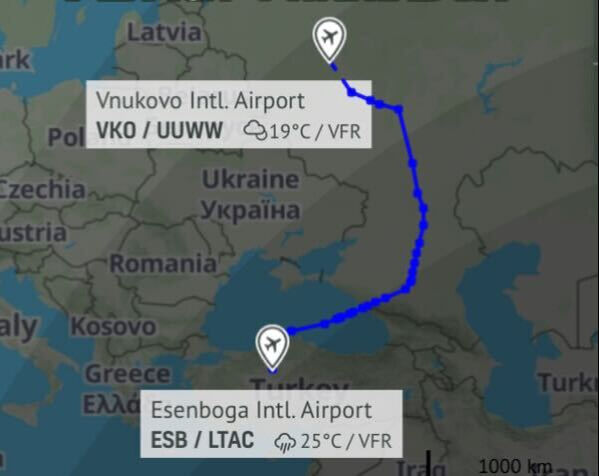 Uçağının Esenboğa’ya indiği düşünülüyor: Rus İstihbarat Başkanı Ankara'da mı? - 1. Resim