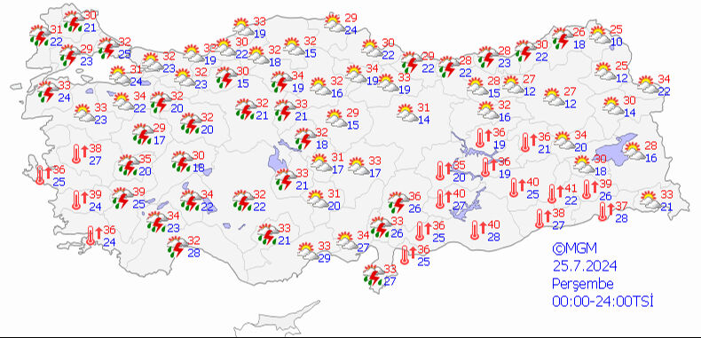Önümüzdeki üç güne dikkat! Meteoroloji harita paylaştı, il il uyardı Önümüzdeki üç güne dikkat! Meteoroloji harita paylaştı, il il uyardı - 1. Resim