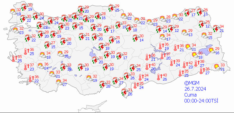 Önümüzdeki üç güne dikkat! Meteoroloji harita paylaştı, il il uyardı Önümüzdeki üç güne dikkat! Meteoroloji harita paylaştı, il il uyardı - 2. Resim
