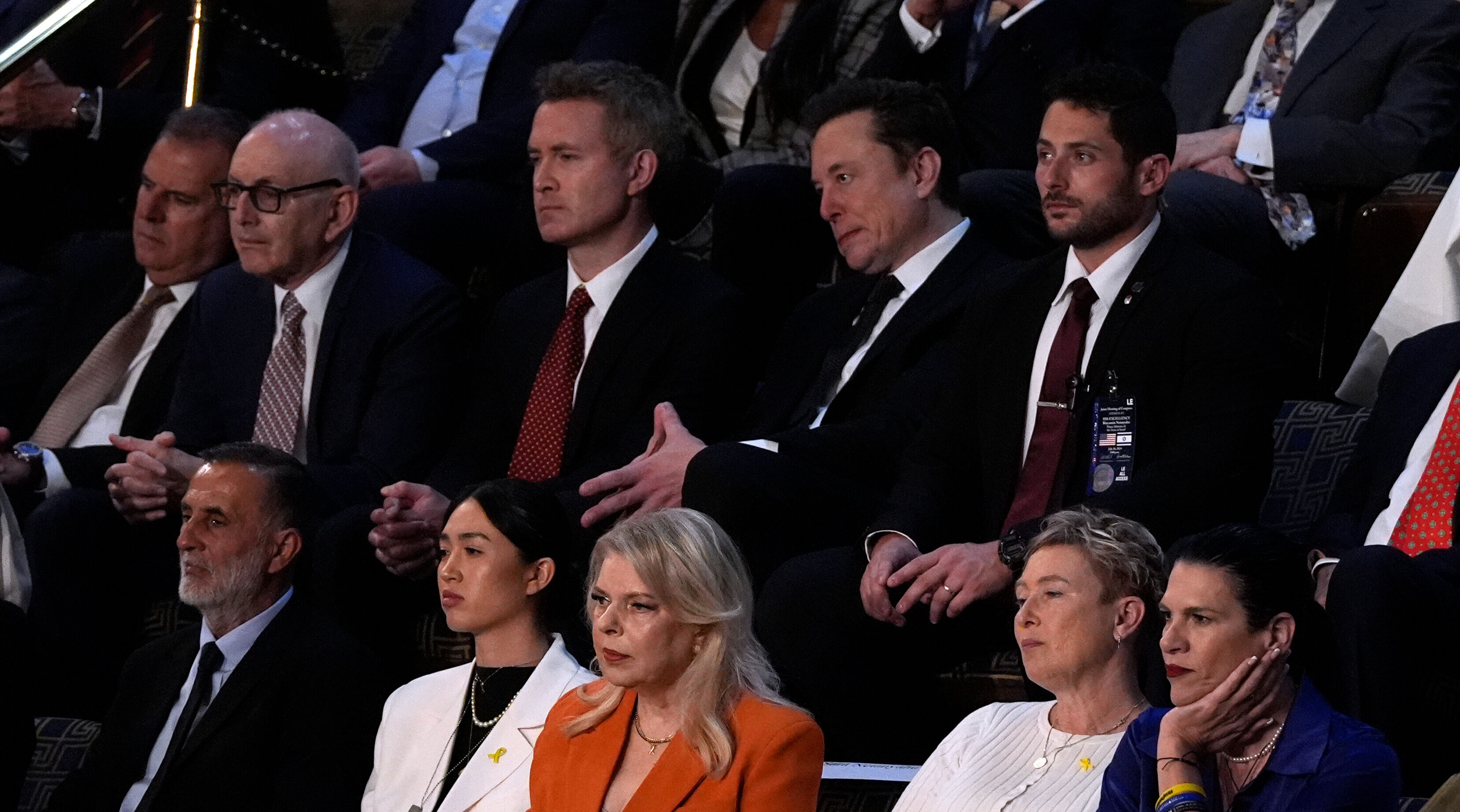 ABD Kongresi'ne o da katıldı! Elon Musk, Netanyahu'yu ayakta alkışladı ABD Kongresi'ne o da katıldı! Elon Musk, Netanyahu'yu ayakta alkışladı - 2. Resim