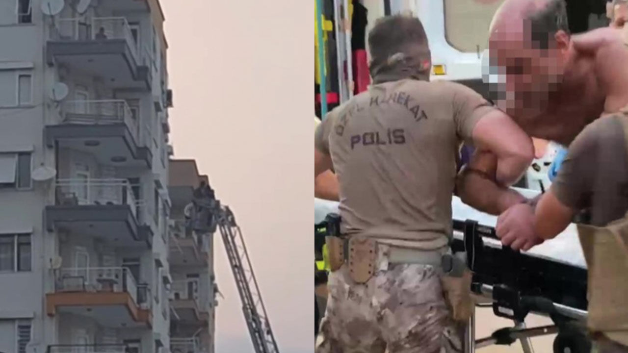 Antalya'da evi ateşe verip 5 saat direnen kişi Özel Harekatın omuzunda çıkartıldı Antalya'da evi ateşe verip 5 saat direnen kişi Özel Harekatın omuzunda çıkartıldı - 4. Resim