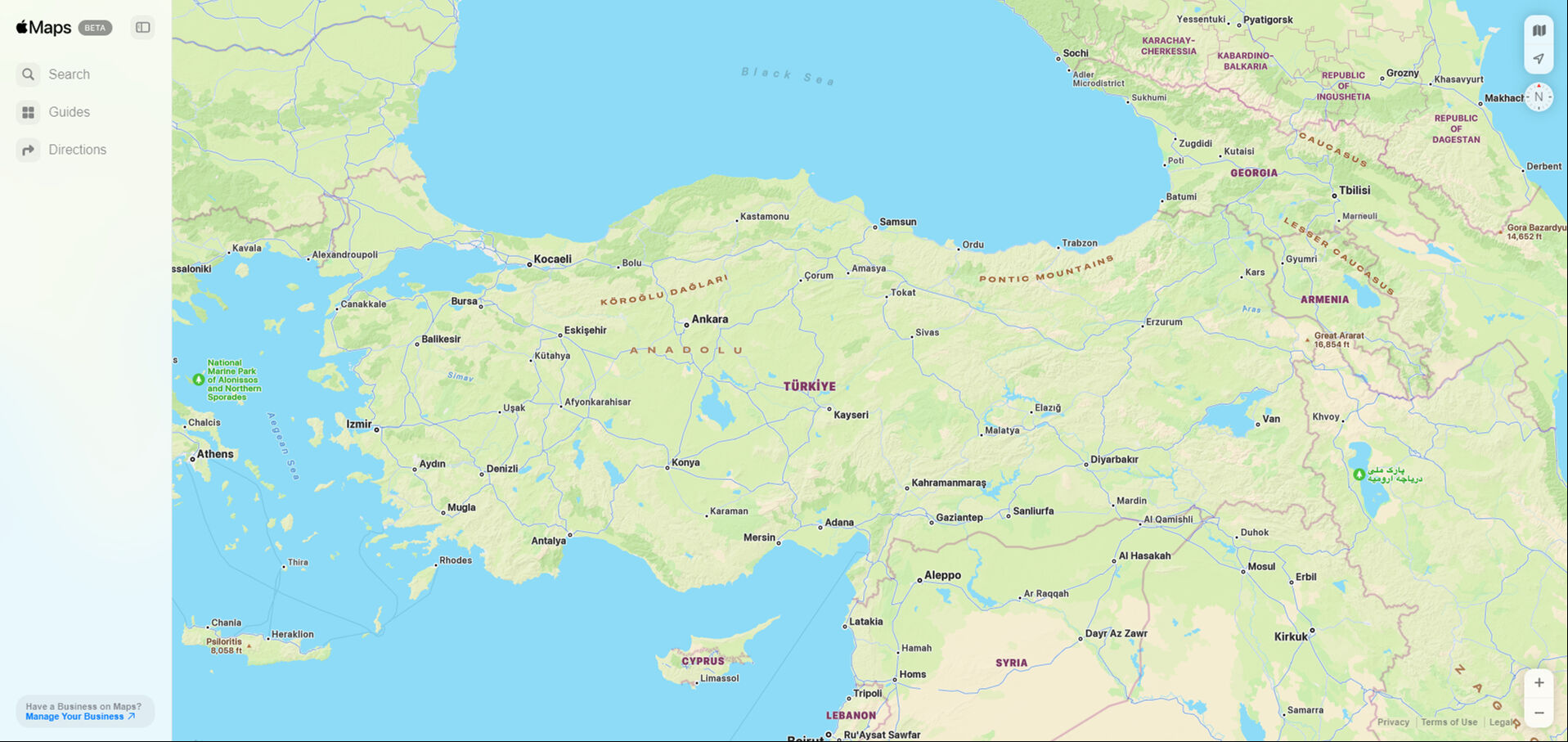 Apple Haritalar, artık web tarayıcılarında! Google'ın yeni rakibi harita sitesi nasıl kullanılır? - 1. Resim