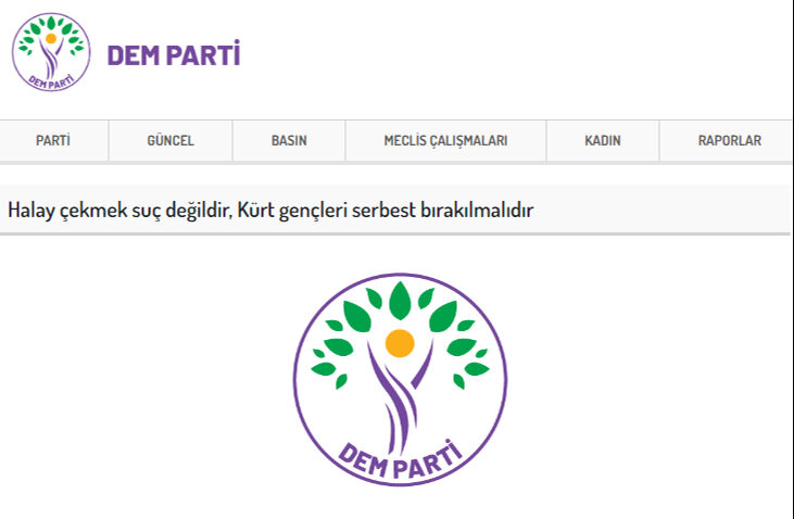 DEM Parti, Mersin'deki halayda teröristbaşı lehine slogan attıkları için gözaltına alınan PKK yandaşlarına sahip çıktı! Algı yapmak için skandal açıklama - 1. Resim