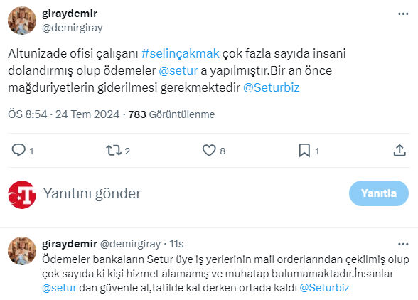 Nettur Travel &ccedil;alışanı Selin &Ccedil;akmak'ın tatil bileti dolandırıcılığı T&uuml;rkiye'yi salladı! 5 yılda 400 kişi 80 milyon TL - 2. Resim
