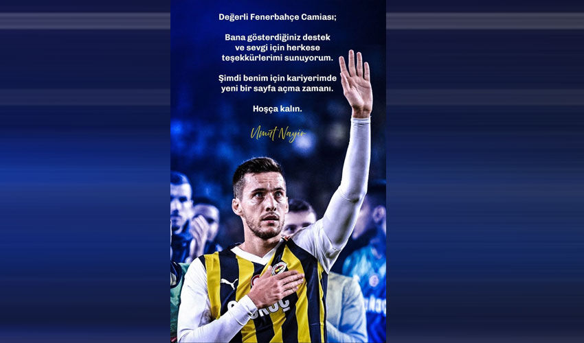 Fenerbahçe'ye veda eden Umut Nayir'in yeni takımı belli oldu - 1. Resim