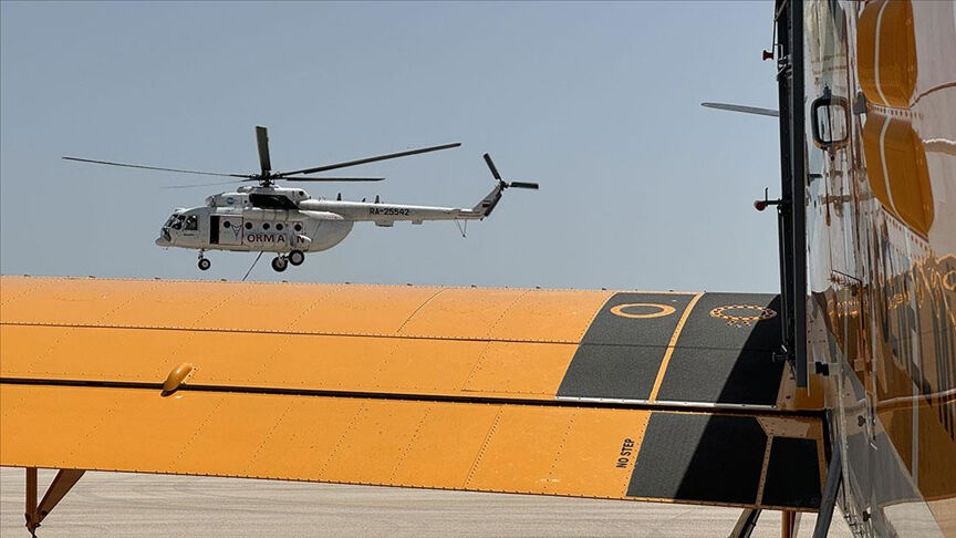 Antalya'da 6 uçak ve 10 helikopter, orman yangınlarıyla mücadele ediyor - 2. Resim