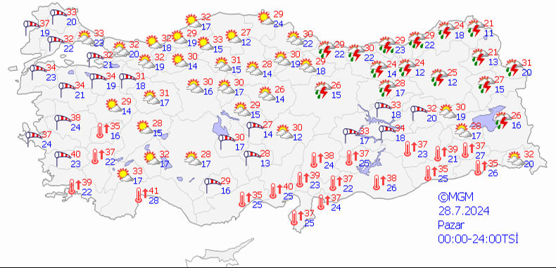 Sıcaklara kısa bir mola! Meteoroloji'den sarı ve turuncu kodlu uyarı - 2. Resim