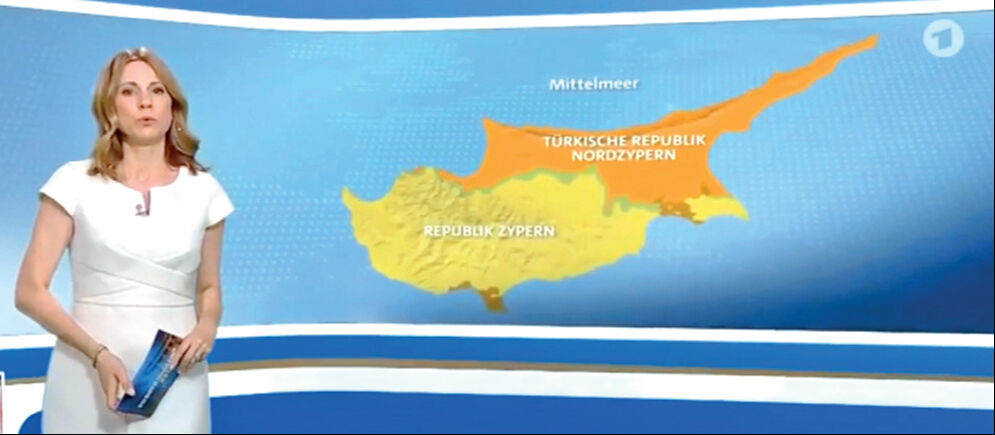 Alman televizyonunun yayını Yunan'ı kızdırdı! Devlet hukukuna göre KKTC var - 1. Resim