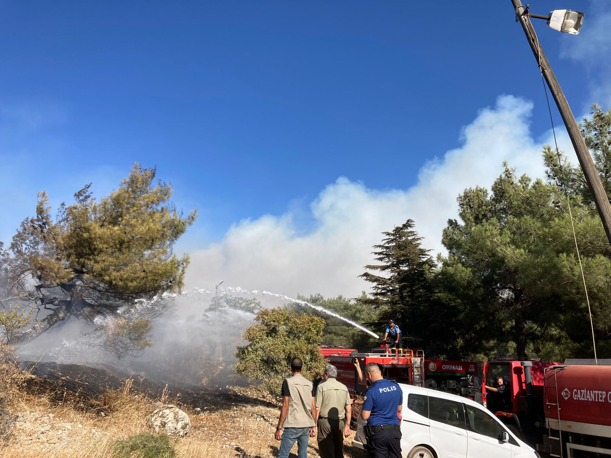 Antalya, Gaziantep, Kahramanmaraş ve Yalova'da alevler yükseldi! Çok sayıda ekip olay yerinde - 2. Resim