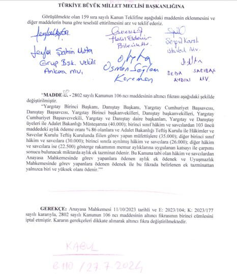 Hakim ve savcı maaşlarına zam - 1. Resim