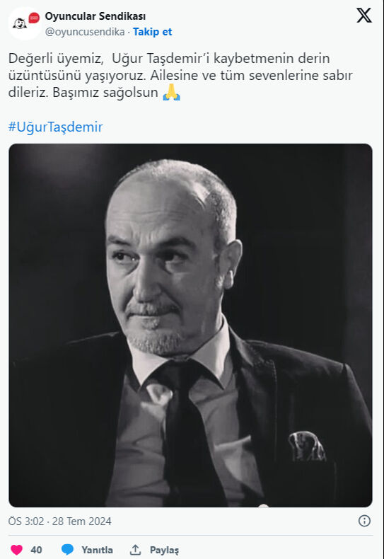 Kurtlar Vadisi'nin 'Bünyamin'i Uğur Taşdemir hayatını kaybetti! - 2. Resim