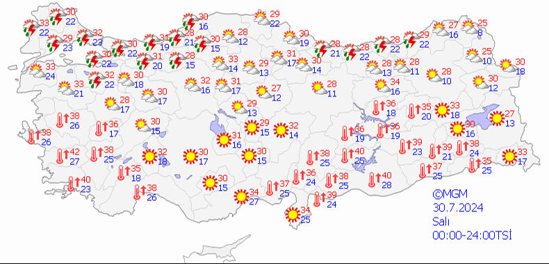 Meteoroloji 5 kenti sarı kodla uyardı: Eyyam-ı bahurdan önce son sağanak... - 3. Resim