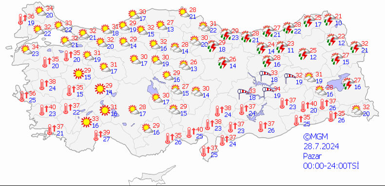 Meteoroloji 5 kenti sarı kodla uyardı: Eyyam-ı bahurdan önce son sağanak... - 1. Resim