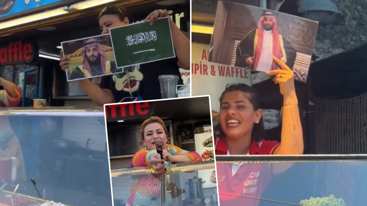 Ortaköy'de Prens Selman fotoğrafıyla Arap turistleri hedef aldılar! Kumpirci, 'hanutçuluk' nedeniyle kapatılabilir - 1. Resim