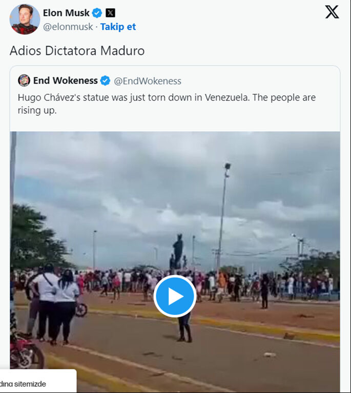 Venezuela seçimin ardından karıştı! Maduro, Elon Musk'a savaş ilan etti - 3. Resim
