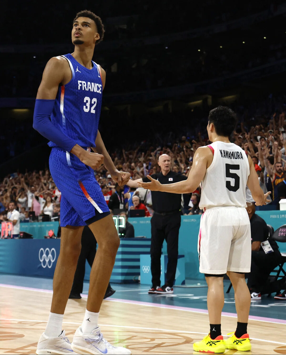Paris'te Wembanyama-Yuki Togashi rekabeti olimpiyata damga vurdu! Sosyal medyada gündem oldu Paris'te Wembanyama-Yuki Togashi rekabeti olimpiyata damga vurdu! Sosyal medyada gündem oldu - 4. Resim