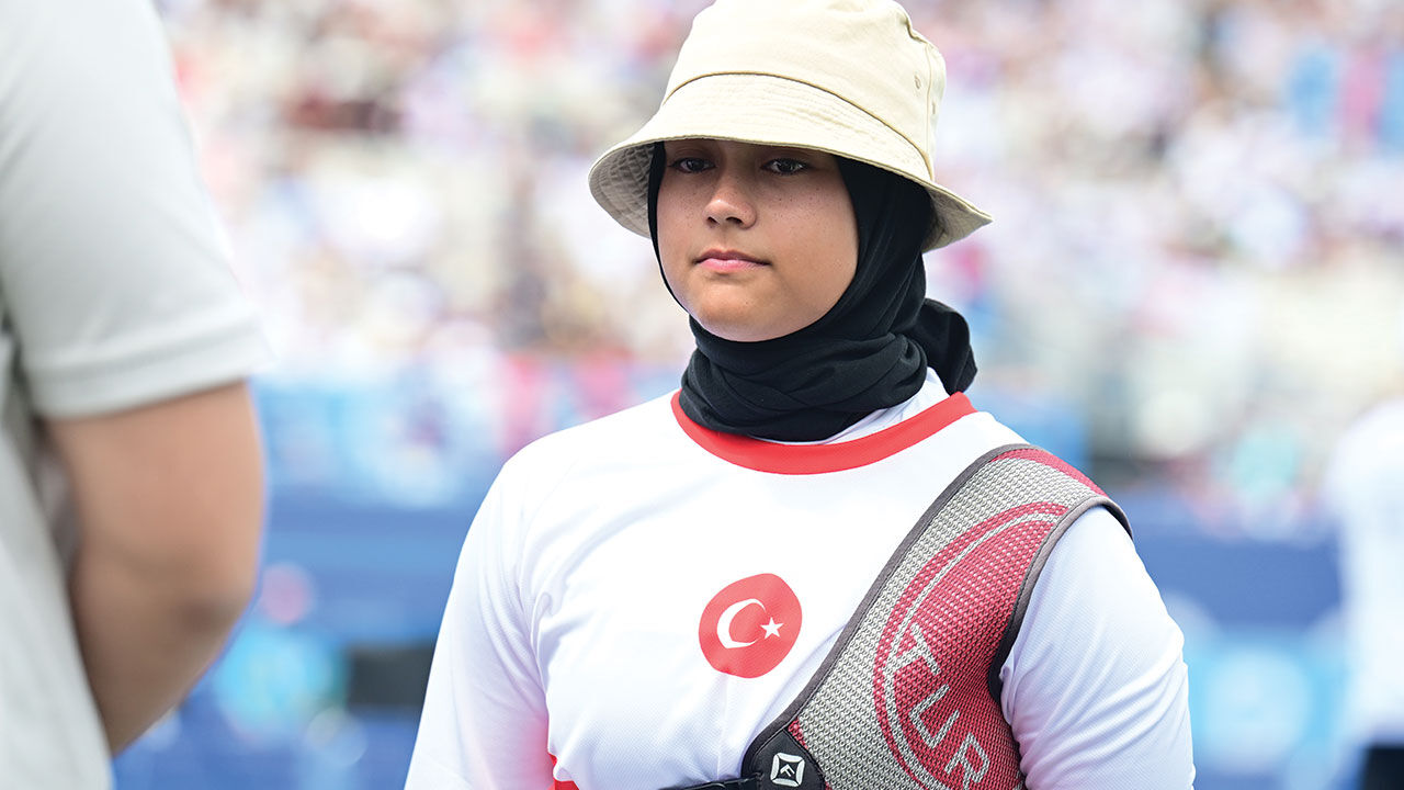 Milli okçu Elif Berra Gökkır çeyrek finalde elendi - 1. Resim
