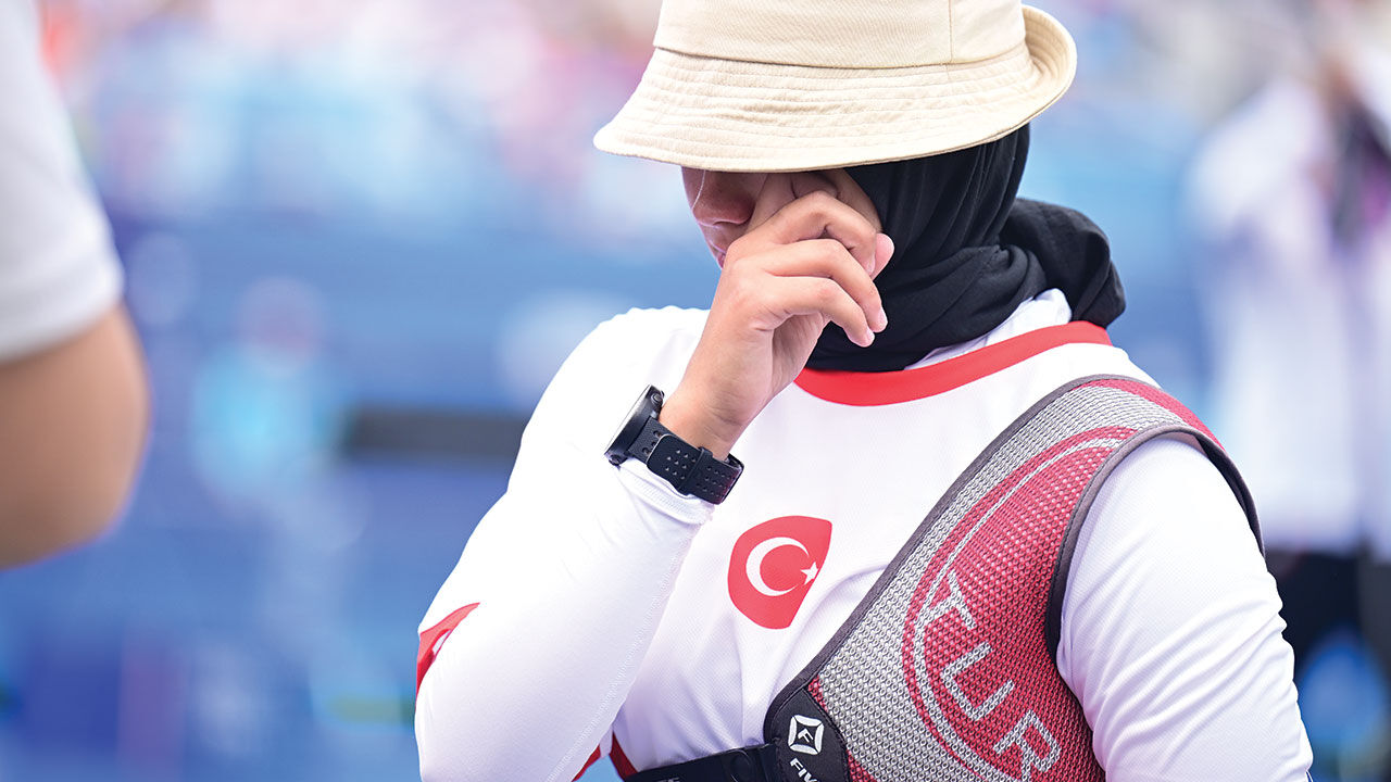 Milli okçu Elif Berra Gökkır çeyrek finalde elendi - 2. Resim