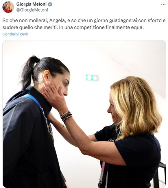 İtalyan boksör Carini, erkek olduğu iddia edilen Khelif'ten özür diledi İtalyan boksör Carini, erkek olduğu iddia edilen Khelif'ten özür diledi - 4. Resim