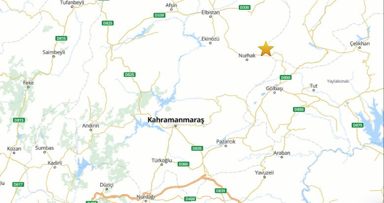 Kahramanmaraş Nurhak'ta korkutan deprem! AFAD büyüklüğünü açıkladı Kahramanmaraş Nurhak'ta korkutan deprem! AFAD büyüklüğünü açıkladı - 1. Resim