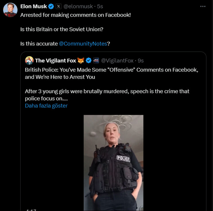 Elon Musk hükümete savaş açtı! İsyan Londra'ya sıçradı, terörden yargılanacaklar Elon Musk'ın