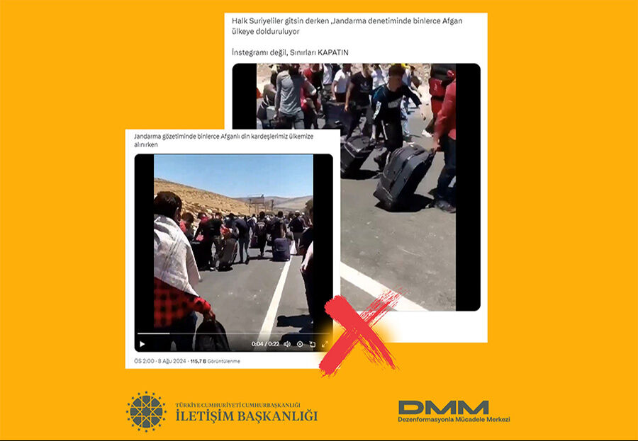 Jandarma gözetiminde binlerce Afganlı Türkiye'ye mi girdi? İletişim Başkanlığı'ndan açıklama geldi - 1. Resim