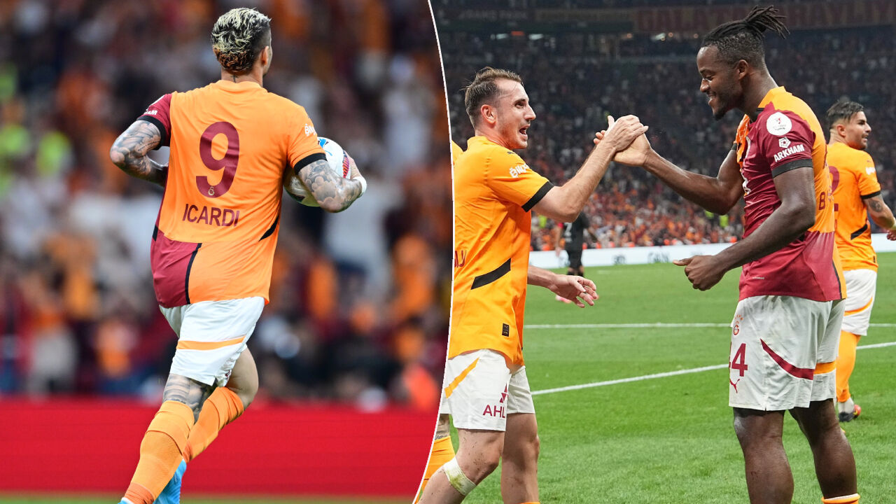 Galatasaray, son dakikada kazandı! Batshuayi ve Icardi, Hatayspor karşısında 3 puanı getirdi - 1. Resim